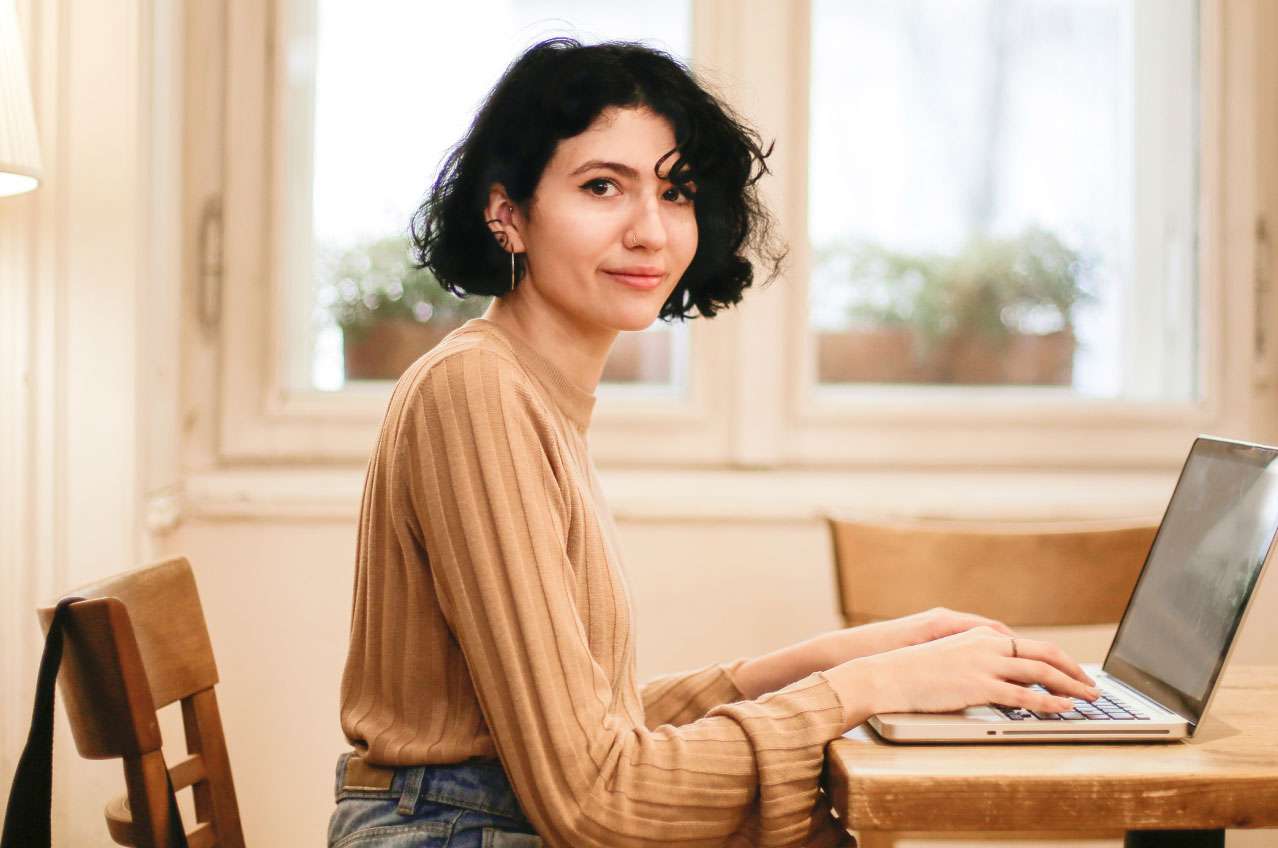 Woman on laptop info-1